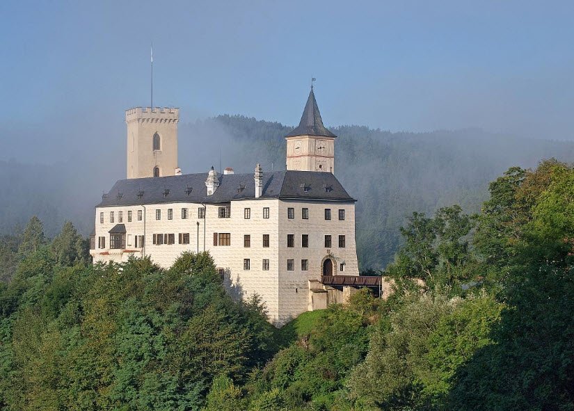 Rožmberk Castle, Rožmberk nad Vltavou, Czech Republic (Czechia)